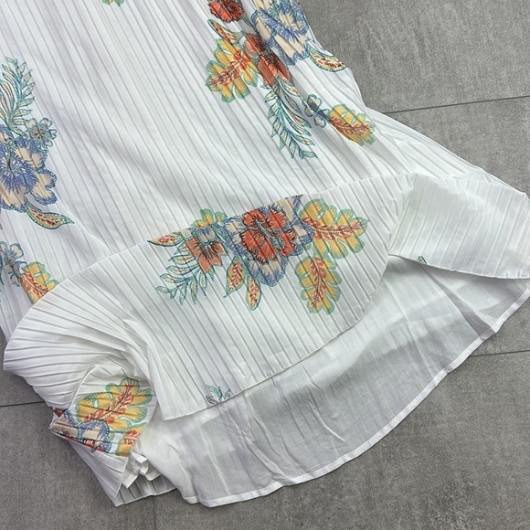 🔆O’NEILL🔆 JUNIA MIDI DRESS FLORAL WHITE Non-wrinkle comfortable beautiful - Picture 10 of 16